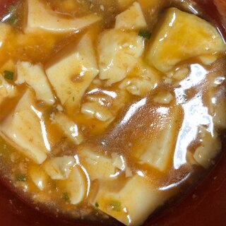 ピリ辛キムチ豆腐スープ
